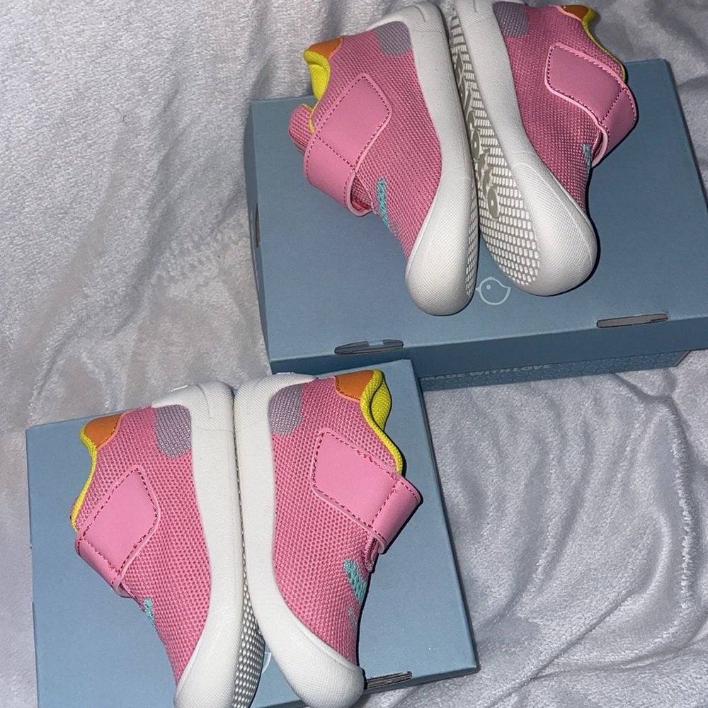 NWT FALCOTTO FREE VL. - First steps shoes in faux leather and fabric White-Pink - Picture 13 of 13